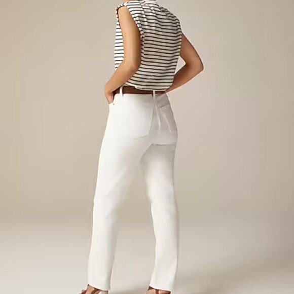 J. Crew Classic straight jean in white NWT - Picture 8 of 15